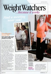 Fiona Brennan's fabulous Weight Watchers success story features in the February 2015 Galway Now Magazine.